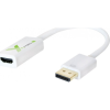 Techly IADAP DP-HDMIFP video átalakító kábel 0,2 M DisplayPort HDMI Fehér (IADAP-DP-HDMIFP)
