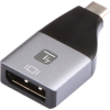 Techly IADAP USBC-DP4K video digitalizáló adapter 3840 x 2160 pixelek Fekete, Ezüst (IADAP-USBC-DP4K)
