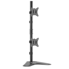 Techly ICA-LCD 2520V2 asztali konzol 2 LCD monitorhoz, 17-32" tv állvány és fali konzol