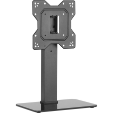 Techly ICA-LCD 323S asztali TV konzol 109,2 cm (43") Fekete (364095) tv állvány és fali konzol