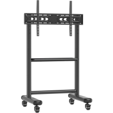 Techly ICA-TR533BK TV tartókeret 2,18 M (86") Fekete (TLY_620904) tv állvány és fali konzol