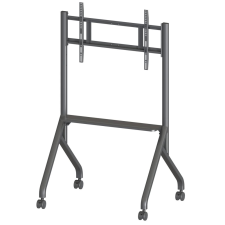 Techly ICA-TR53LB Gurulós padlóállvány 65-100" fekete tv állvány és fali konzol