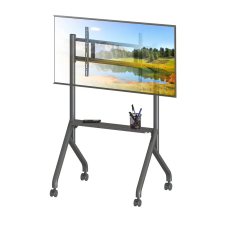 Techly ICA-TR53LB TV tartókeret 2,54 M (100") Fekete tv állvány és fali konzol