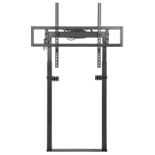 Techly ICA-TR68MW 2,54 M (100&quot;) Fekete tv állvány és fali konzol