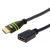 Techly ICOC HDMI2-4-EXT010 HDMI kábel 1 M HDMI A-típus (Standard) Fekete (ICOC-HDMI2-4-EXT010)