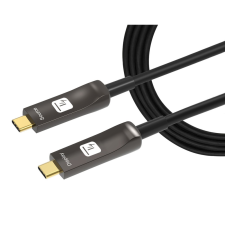 Techly ICOC-U3C-HY-030 USB-C apa - USB-C apa - Fekete (30m) kábel és adapter