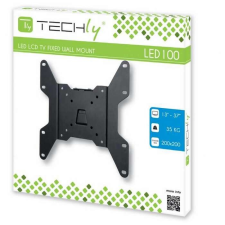 Techly LCD/LED/PDP 13-37'' vékony fekete TV fali tartó tv állvány és fali konzol