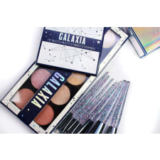 Technic Galaxia Face Palette Highlighter, Pirosító és Bronzosító, limitált kiadású paletta arcpirosító, bronzosító