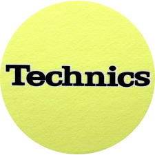  Technics Slipmats Yellow/Black lemezjátszó tartozék