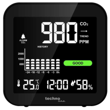 Technoline WL1025 Digitális CO2 mérő, fekete bababiztonság