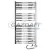 TECHNOTHERM HRC 60/180 törölközőszárító 0,6kW, IP54