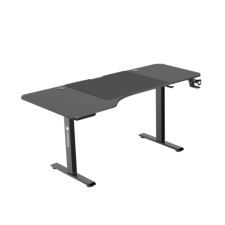 Techsend állítható magasságú íróasztal fekete (EL1675) íróasztal