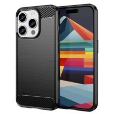 TECHSUIT Carbon Silicone Apple iPhone 15 Pro Max tok fekete (128817) tok és táska