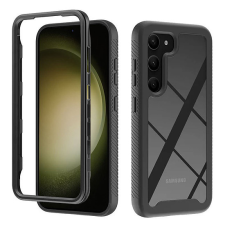 TECHSUIT - Defense360 Pro + Képernyővédő fólia - Samsung Galaxy S23 Plus - Fekete (KF2311381) mobiltelefon kellék