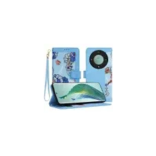  Techsuit - FlipCraft - Honor Magic5 Lite - Élénk Kék tok tok és táska