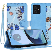 TECHSUIT FlipCraft Motorola Moto G14 Virágos Tok tok és táska
