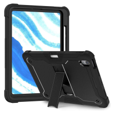TECHSUIT IPad Air 11Â (2024) tok + fólia - Techsuit Rugged TabShell - fekete tablet tok