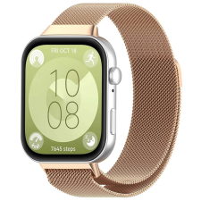 TECHSUIT Szíj Huawei Watch Fit 3-hoz - Techsuit óraszíj (W009) - Rose Gold okosóra kellék