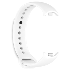 TECHSUIT Xiaomi Mi Band 8 okosóra szíj, szilikon, fehér, Techsuit okosóra kellék