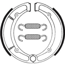 TECNIUM robogó/utcai/ATV organikus fékpofák - BA066 egyéb motorkerékpár alkatrész
