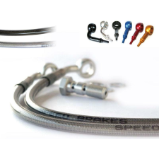 TECNIUM SPEEDBRAKES első fékcsövek szénszálas/fekete banjo Suzuki SV650-hez egyéb motorkerékpár alkatrész