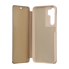 TectoShield Fold Mirror View könyvtok Samsung Galaxy S22 - arany színű tok és táska
