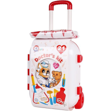 Teddies Orvosi készlet görgős kofferben, műanyag, 21 db orvosos játék