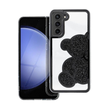 Teddy Bear Samsung Galaxy A15 4G / A15 5G csillogó köves tok, fekete tok és táska