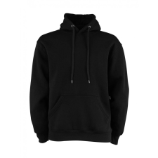 Tee Jays Férfi kapucnis hosszú ujjú pulóver Tee Jays Hooded Sweat S, Fekete férfi pulóver, kardigán