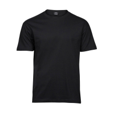 Tee Jays Férfi rövid ujjú póló Tee Jays Sof Tee -3XL, Fekete férfi póló