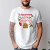 TeeInBlue A karácsonyi kalóriák nem számítanak egyedi karácsonyi póló Fehér póló / fehér / M
