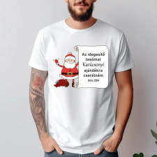 TeeInBlue Az idegesítő tesómat ajándékra cserélném - egyedi póló Póló / fekete / M ajándéktárgy