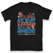 TeeInBlue Az idei az első karácsonyom apaként póló Póló / fekete / 2XL ajándéktárgy