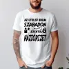 TeeInBlue Az utolsó bulim szabadon, ezentúl házi őrizet - póló legénybúcsúra Fehér / fehér / L