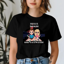 TeeInBlue Egyedi csillagkép póló pároknak szerkeszthető karakterrel Póló / fehér / XL ajándéktárgy