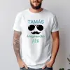 TeeInBlue Egyedi feliratos póló apák napjára napszemüveg mintával Fehér póló / fehér / XL