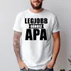 TeeInBlue Egyedi feliratos póló nevelőapának apák napjára választható felirattal Fehér póló / fehér / M