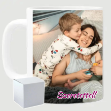 TeeInBlue Egyedi fényképes bögre 2 képpel Bögre / FEHÉR / FEHÉR DOBOZ bögrék, csészék