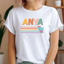 TeeInBlue Egyedi póló anyának jellemzőkkel Póló / fehér / S ajándéktárgy