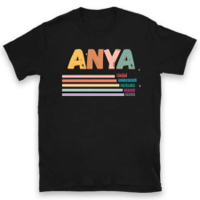 TeeInBlue Egyedi póló anyának jellemzőkkel Póló / fekete / 2XL ajándéktárgy