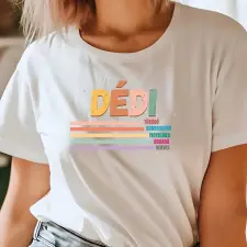 TeeInBlue Egyedi póló dédinek jellemzőkkel Póló / fehér / M ajándéktárgy