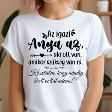 TeeInBlue Egyedi póló nevelőanyának Fehér póló / fehér / M ajándéktárgy