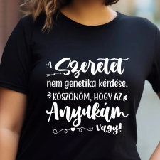 TeeInBlue Egyedi póló nevelőanyának Fekete póló / fekete / L ajándéktárgy