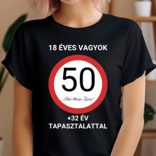 TeeInBlue Egyedi születésnapi póló táblás minta Fekete póló / fekete / 2XL ajándéktárgy