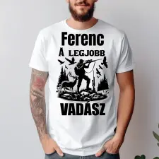 TeeInBlue Egyedi vadász póló Póló / fekete / M ajándéktárgy