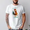 TeeInBlue F-caw-f póló egyedi névvel Fehér póló / fehér / 2XL
