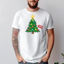 TeeInBlue Faszom karácsonyi póló egyedi felirattal Póló / fehér / S ajándéktárgy