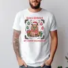 TeeInBlue Karácsonyi vicces capybara mintás póló egyedi felirattal Fehér póló / fehér / S