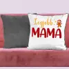 TeeInBlue Kétoldalas fényképes párna mamának karácsonyra Párna / SZÜRKE PLÜSS HÁTOLDAL / szivacs