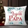 TeeInBlue Kétoldalas fényképes párna papának karácsonyra Párna / FEHÉR HÁTOLDAL / szivacs